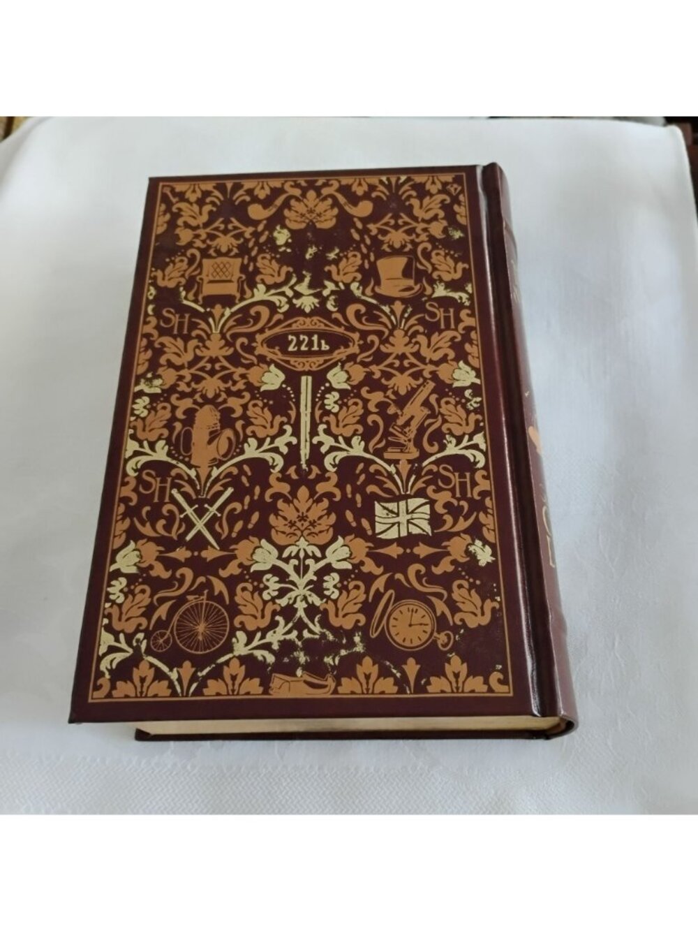The Complete Sherlock Holmes Hardcover, Barnes & Noble 2009 Leather Brown Gilt - Picture 4 of 8